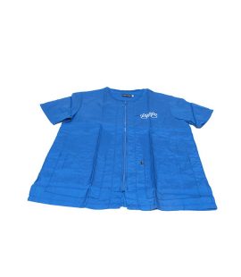 PETIT SARRAU COUPLE AMPLE BLEU POUR TOILETTAGE, SMALL BLUE LOOSE FIT SMOCK FOR GROOMING