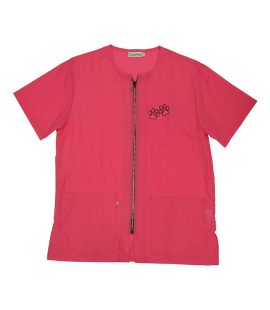 SARRAU DE TOILETTAGE COZMO COUPE AMPLE -ROSE, LOOSE FIT COZMO GROOMING SMOCK -PINK