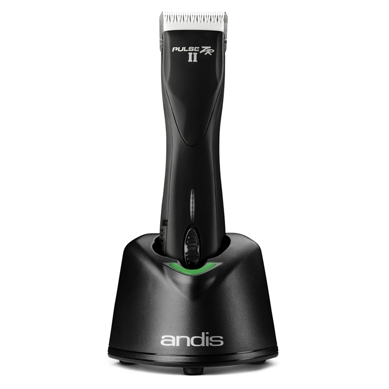 TONDEUSE ANDIS 5 SPEEDS CORDLESS PULSE ZR II SHAVER SANS FIL -BASE DE CHARGEMENT, ANDIS CORDLESS 5 SPEEDS PULSE ZR II SHAVER -CHARGING BASE