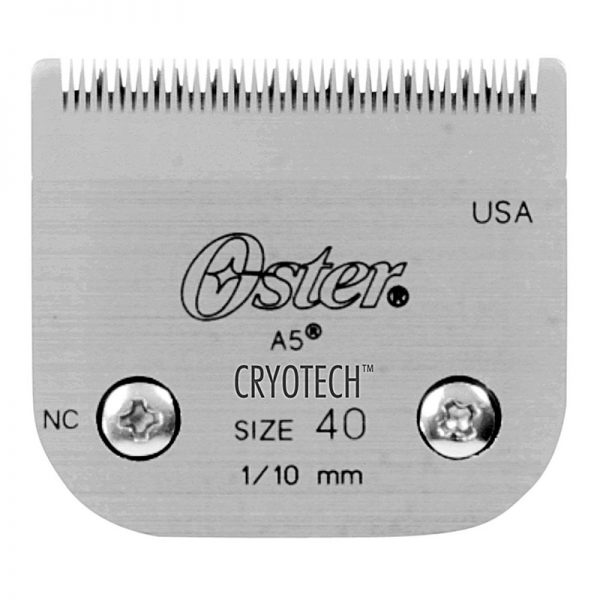 #40 LAME CRYOGEN-X POUR TOUS LES OSTER A-5 ET A-6, #40 CRYOGEN-X BLADE FOR ALL OSTER A-5 AND A-6