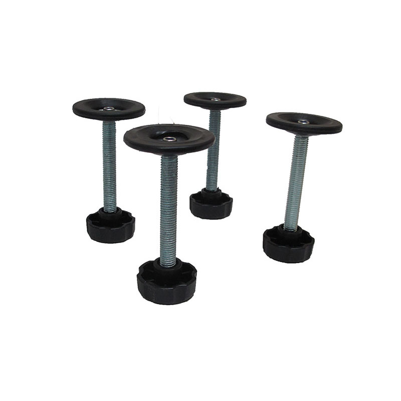 ENSEMBLE DE 4 LONGUES PATTES NOIRES POUR TABLE, SET OF 4 LONG BLACK TABLE LEGS
