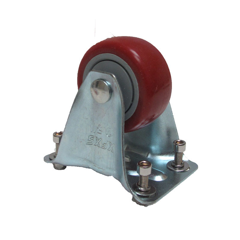 ROULETTE UNIDIRECTIONELLE AVEC 4 ÉCROUS, UNIDIRECTIONAL CASTER WITH 4 SCREWS