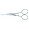 CISEAUX ROSELINE ACIER INOXYDABLE BOUT ROND COURBÉ 4"1/2, 4"1/2 ROSELINE ROUND TIP CURVED STAINLESS STEEL SCISSORS