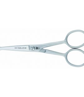 CISEAUX ROSELINE ACIER INOXYDABLE BOUT ROND COURBÉ 4"1/2, 4"1/2 ROSELINE ROUND TIP CURVED STAINLESS STEEL SCISSORS