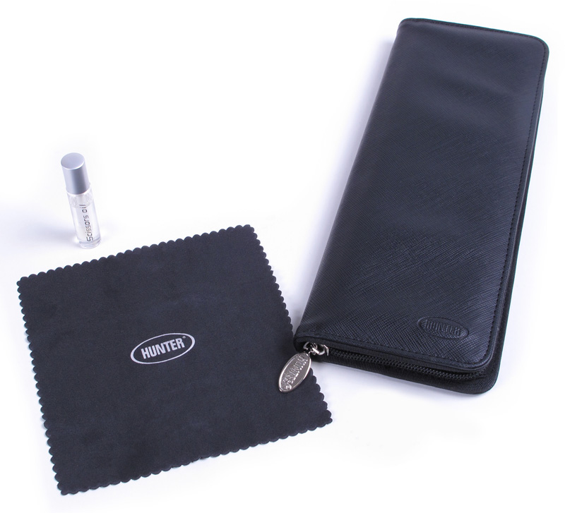 35935b CISEAUX PROFESSIONNEL HUNTER – DROIT 8′ EN ACIER INOXYDABLE -ÉTUI, PROFESSIONAL HUNTER STAINLESS STEEL SHEARS – STRAIGHT 8′ -CASE