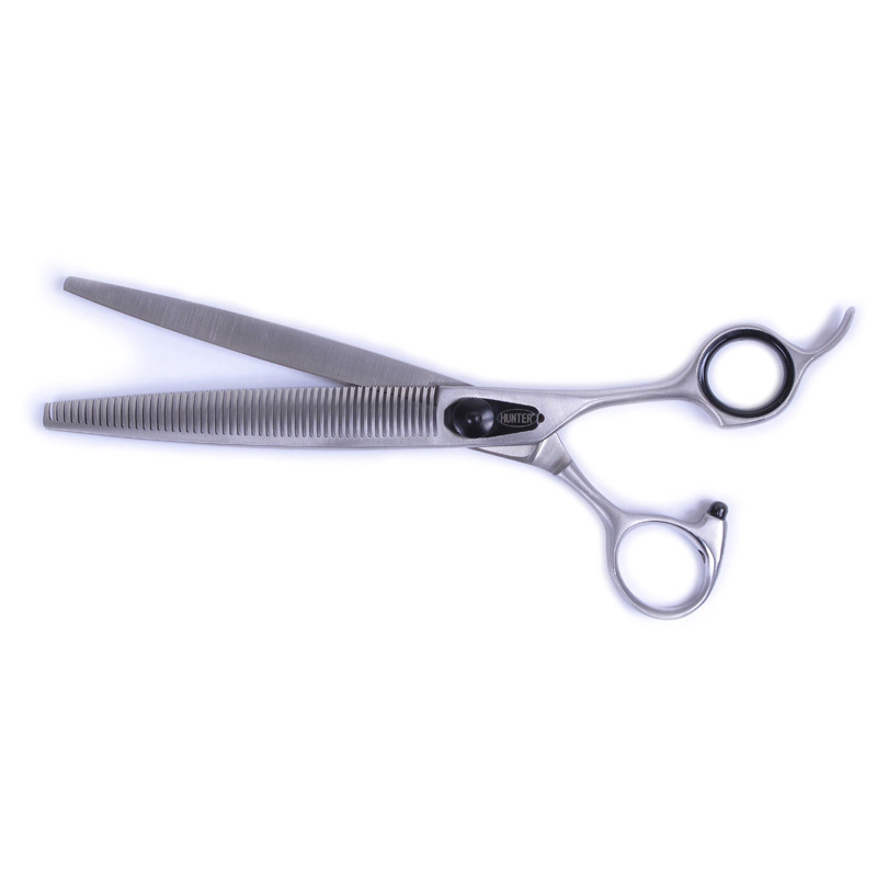 35941a CISEAUX PROFESSIONNEL HUNTER – AMINCISSEUR 7′ EN ACIER INOXYDABLE, PROFESSIONAL HUNTER STAINLESS STEEL SCISSORS – SLIMMING 7′ SCISSORS