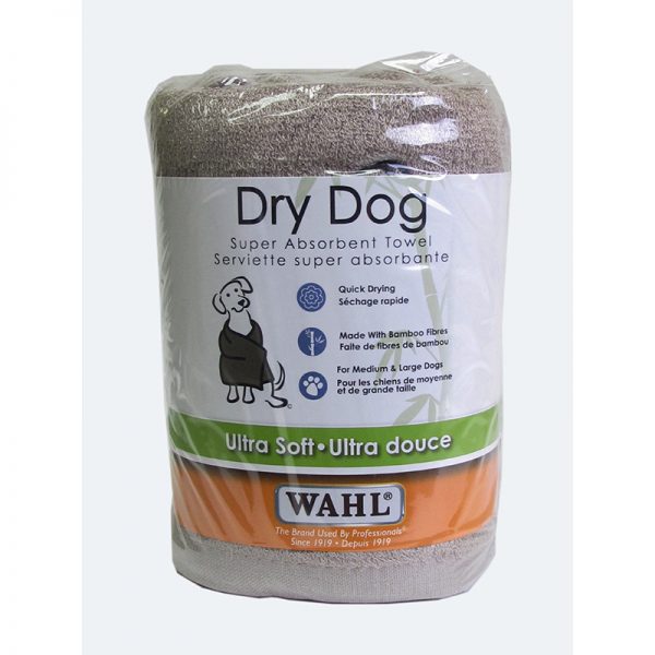 SERVIETTES DE TOILETTAGE WAHL DRY DOG, WAHL GROOMING DRY DOG TOWEL