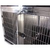 GRANDE CAGE EN ACIER INOXYDABLE POUR SYSTÈME MURAL MODULAIRE, LARGE STAINLESS STEEL CAGE FOR WALL-MOUNTED MODULAR SYSTEM