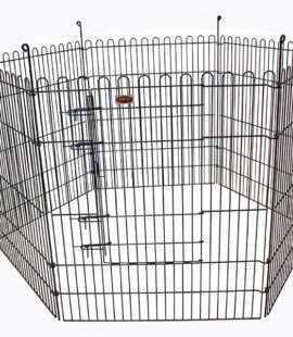 DELUXE EXERCISE PEN 6 PANELS 30x33'/DOOR